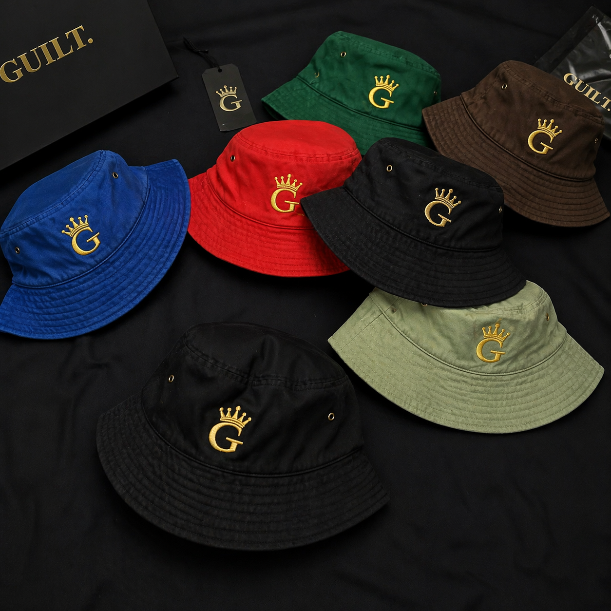 GUILT Bucket Hat — G Crown